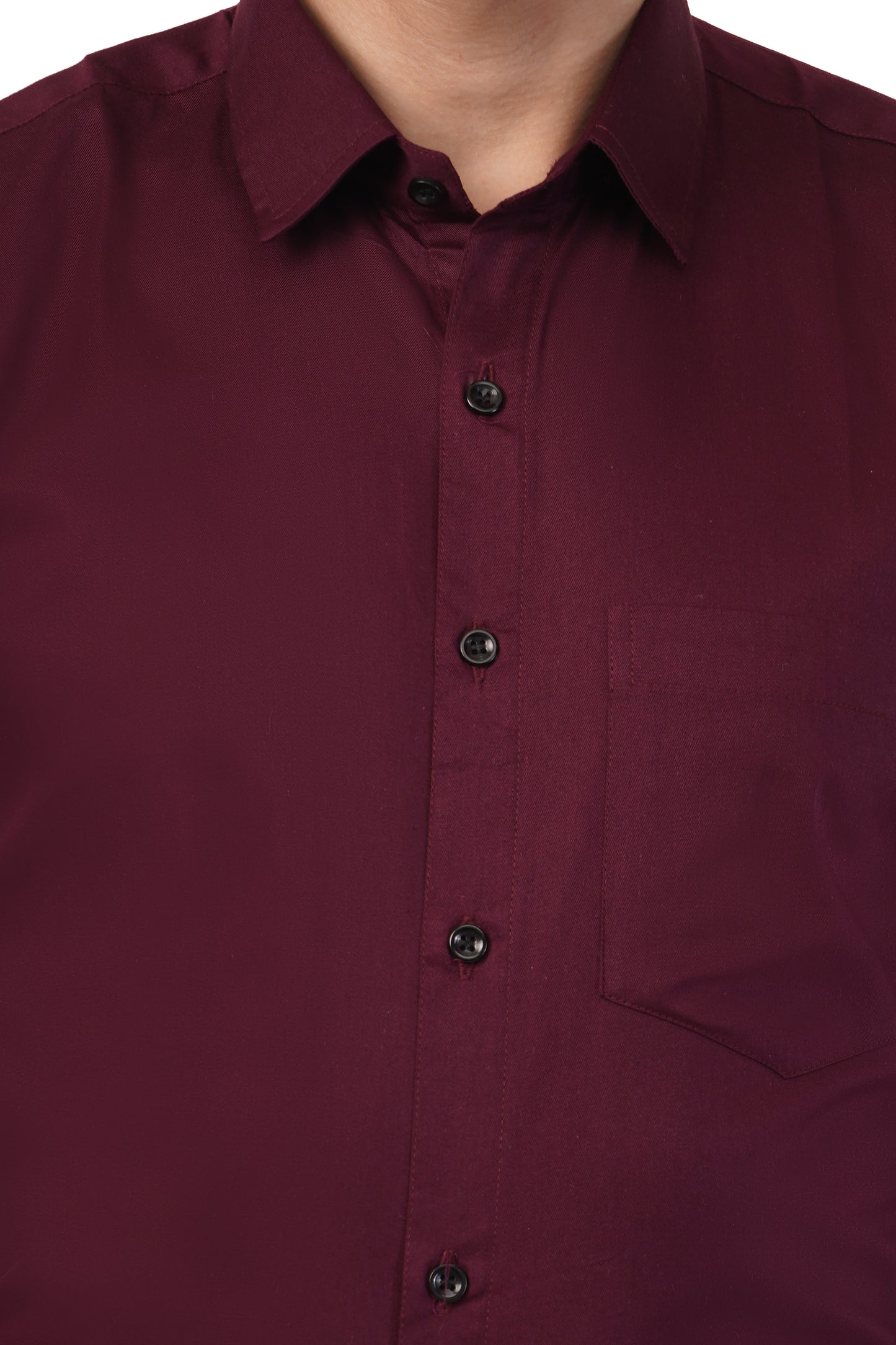 Men's solid formal shirt
