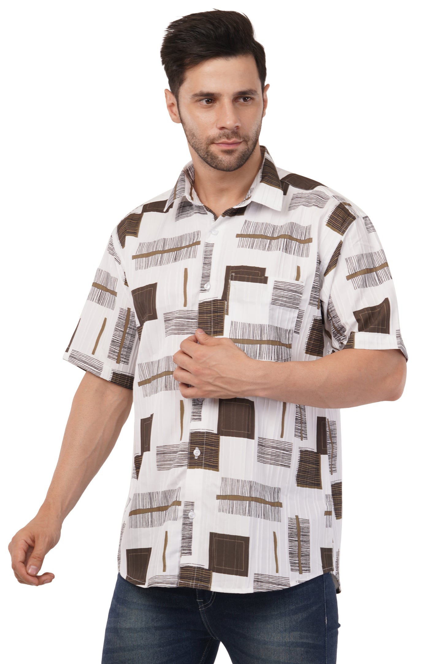 Men's Printed multi-colour shirt