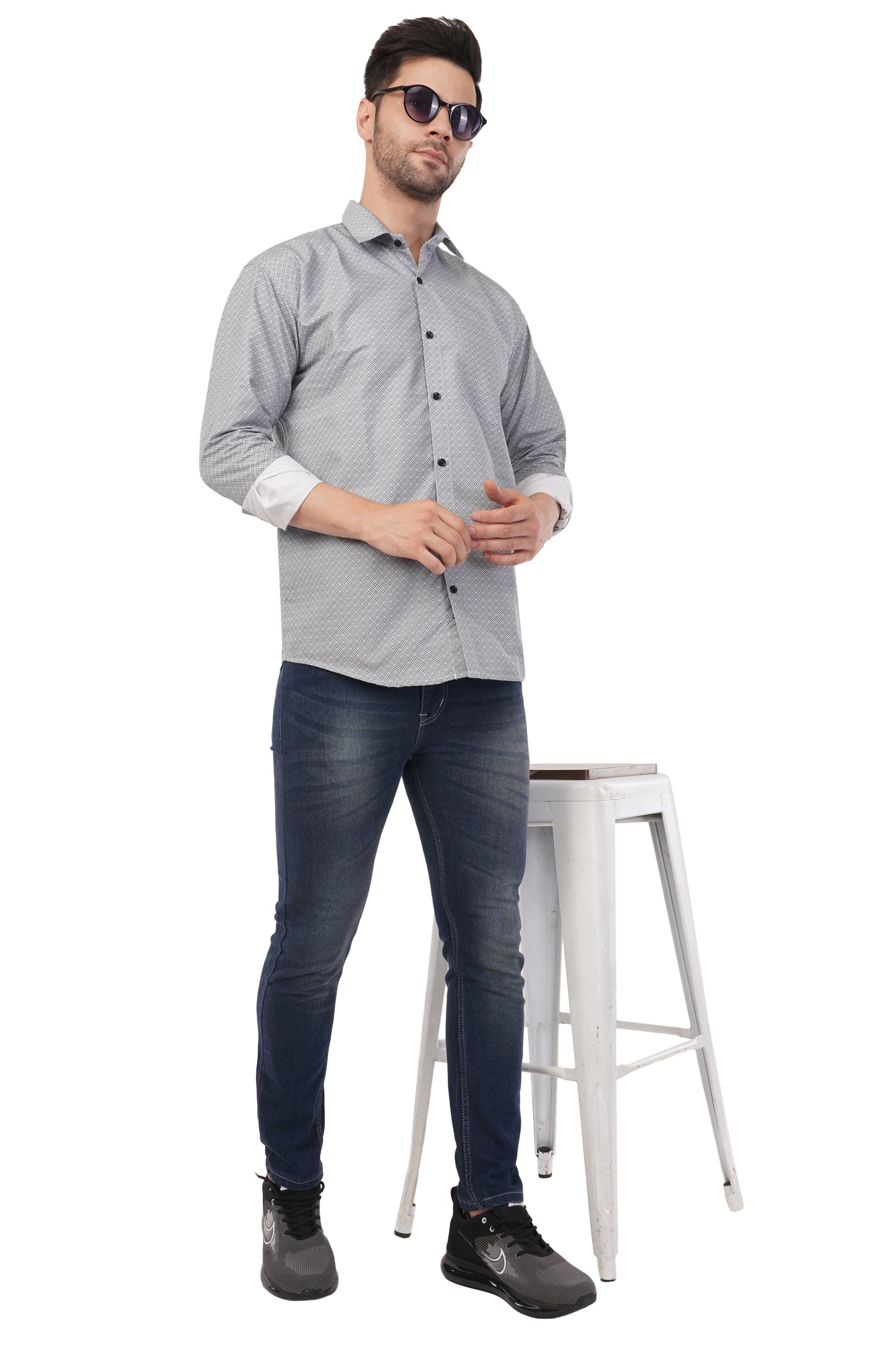 Men's Semi formal cotton shirt