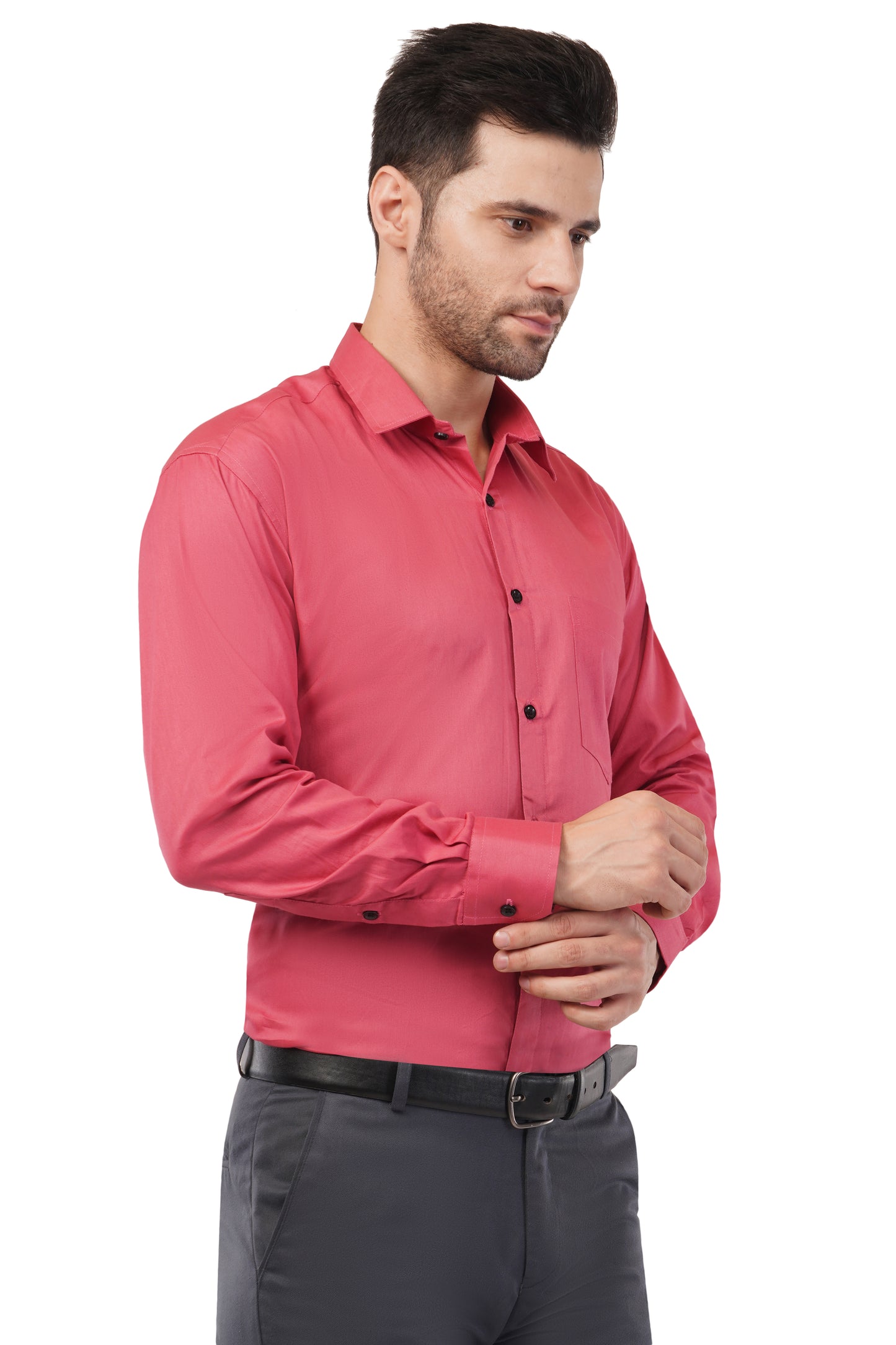 Men's solid formal shirt