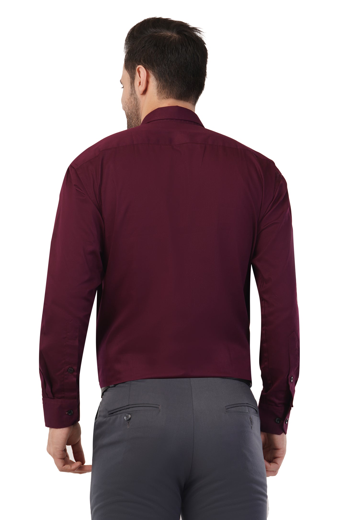 Men's solid formal shirt